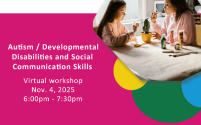 Autism Developmental Disabilities and Social Communication Skills