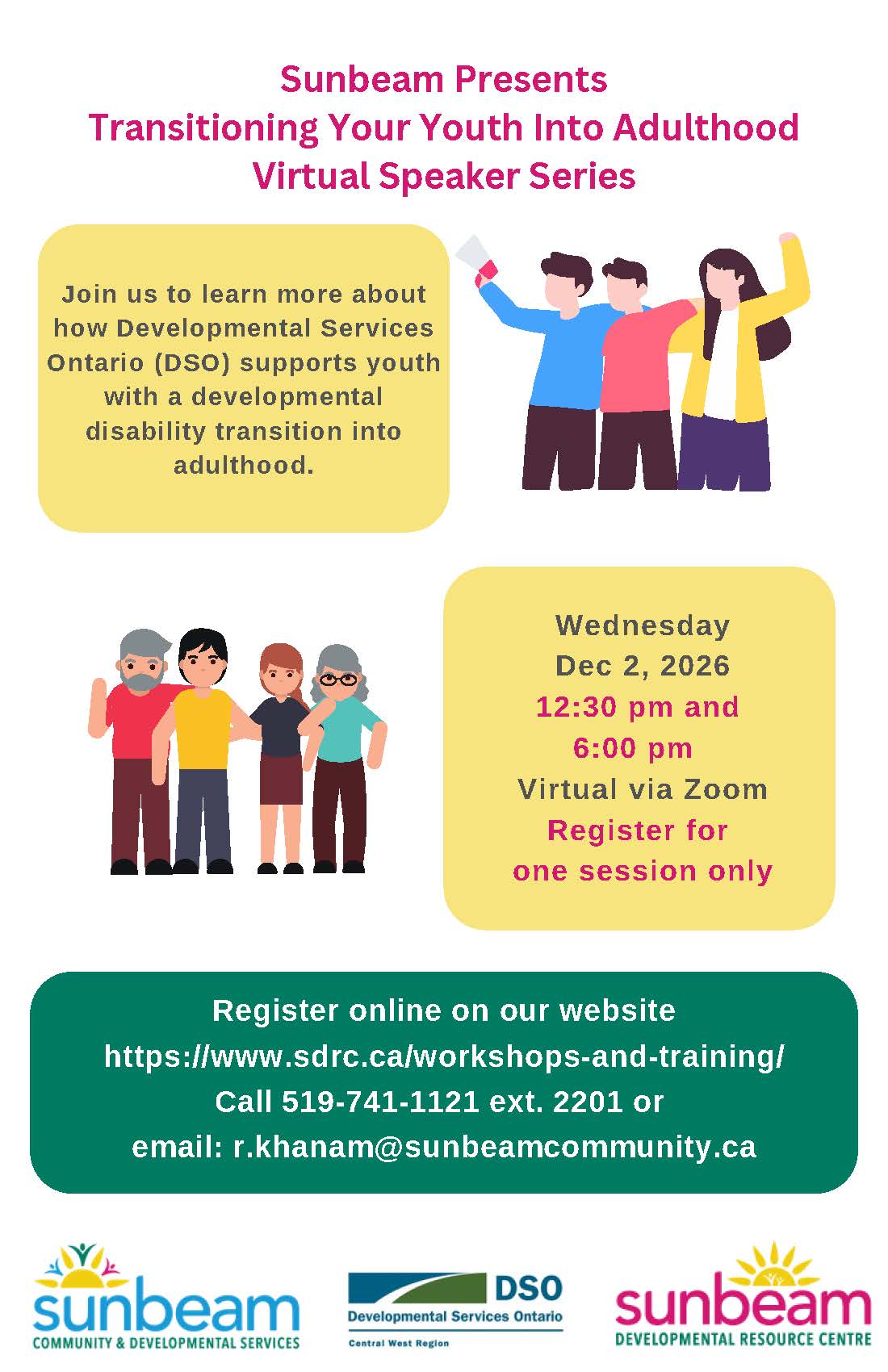 Transition into Adulthood flyer